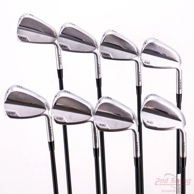 Ping i530 Iron Set 4-PW AW ALTA CB Black Graphite Regular Right Handed Black Dot +1/2"