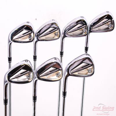 Wilson Staff Dynapwr Forged Iron Set 5-GW FST KBS Tour Lite Steel Stiff Left Handed -1/4"