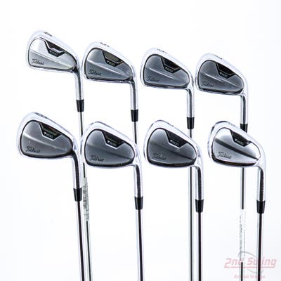 Titleist 2021 T200 Iron Set 4-PW GW True Temper AMT Black S300 Steel Stiff Right Handed +1/4"