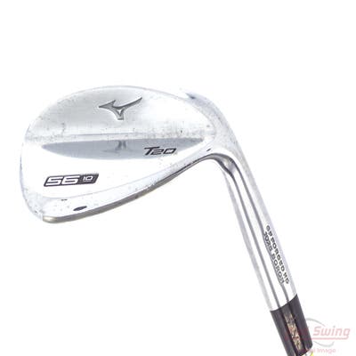 Mizuno T20 Satin Chrome Wedge Sand SW 56° 10 Deg Bounce Dynamic Gold Tour Issue S400 Steel Stiff Right Handed 35.75in