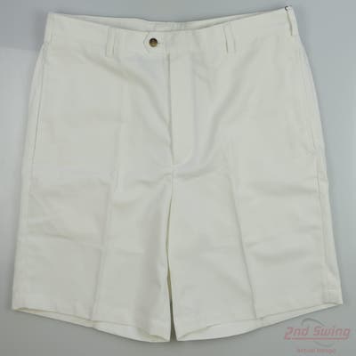 New Mens DONALD ROSS Shorts 36 White MSRP $40