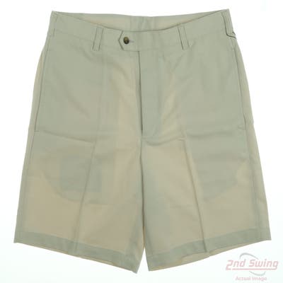 New Mens DONALD ROSS Shorts 34 Tan MSRP $70