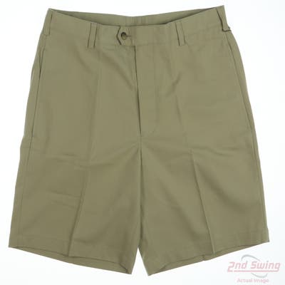 New Mens DONALD ROSS Shorts 34 Khaki MSRP $70