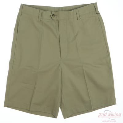 New Mens DONALD ROSS Shorts 36 Khaki MSRP $70