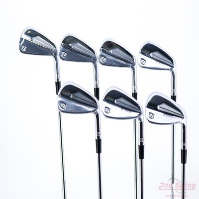 Mint Wilson Staff 2024 Staff Model Blade Iron Set 4-PW Dynamic Gold Mid 115 TI Steel Stiff Right Handed STD