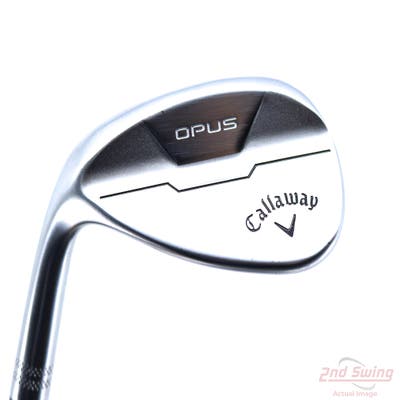 Callaway Opus Brushed Chrome Wedge Gap GW 52° 10 Deg Bounce S Grind Dynamic Gold Mid 115 Wedge Steel Wedge Flex Left Handed 35.75in