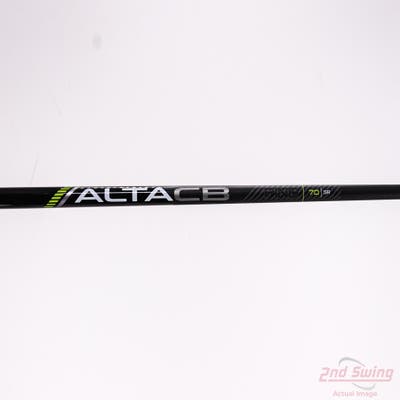 Used W/ Ping RH Adapter Ping ALTA CB 70 Black 70g Hybrid Shaft Senior 38.75in