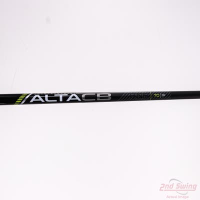 Used W/ Ping RH Adapter Ping ALTA CB 70 Black 70g Hybrid Shaft Senior 39.0in