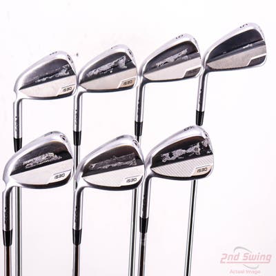 Ping i530 Iron Set 5-PW GW Project X LZ 5.5 Steel Regular Left Handed Black Dot +1"