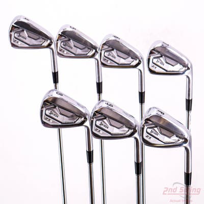 Mint Srixon ZX5 MK II Iron Set 4-PW FST KBS Tour Lite Steel Regular Right Handed -1 Degrees Flat +1/4"