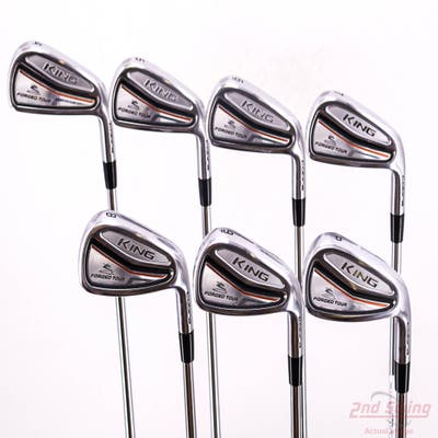 Cobra King Forged Tour Iron Set 4-PW FST KBS Tour FLT Steel Stiff Right Handed +1/4"