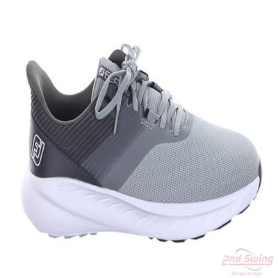 New Mens Golf Shoe Footjoy 2024 FJ Flex Medium 9.5 Grey/Grey/White MSRP $115 56288