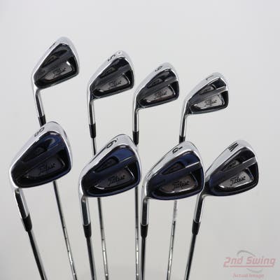 Titleist 714 AP2 Iron Set 4-PW AW FST KBS Tour Steel Stiff Left Handed +1"