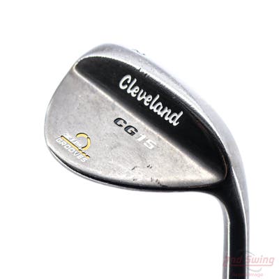 Cleveland CG15 Black Pearl Wedge Gap GW 52° 10 Deg Bounce Cleveland Traction Wedge Steel Wedge Flex Right Handed 35.75in