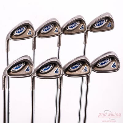 Ping G5 Iron Set 4-PW AW GW Ping CS Lite Steel Regular Left Handed Black Dot +1/4"