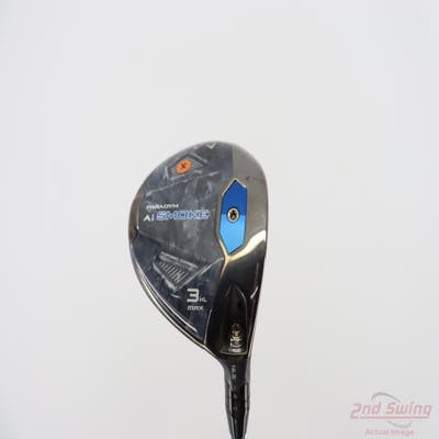 Mint Callaway Paradym Ai Smoke Max Fairway Wood 3 Wood HL 16.5° Fujikura Ventus Blue 7 Graphite X-Stiff Right Handed 43.25in