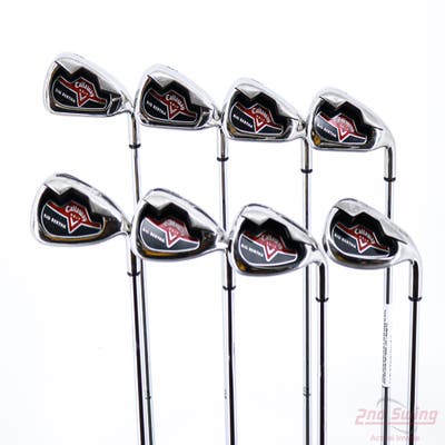 Callaway 2006 Big Bertha Iron Set 4-PW SW Callaway Big Bertha Steel Steel Uniflex Right Handed +3/4"