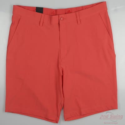 New Mens Adidas Shorts 40 Red MSRP $75