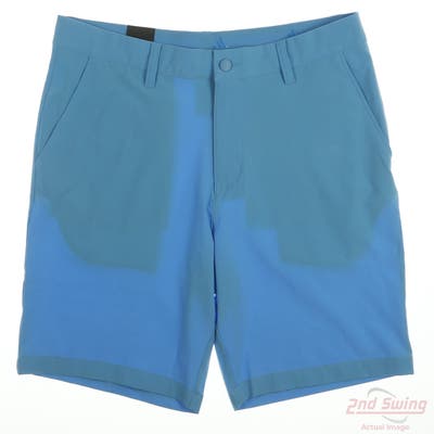 New Mens Adidas Shorts 40 Blue MSRP $75