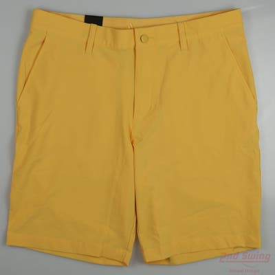 New Mens Adidas Shorts 33 Yellow MSRP $75