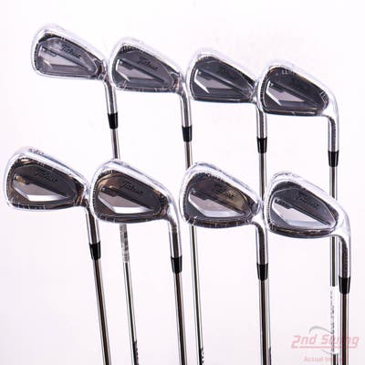 Mint Titleist 2023 T350 Iron Set 4-PW AW True Temper AMT Red R300 Steel Regular Right Handed +1/4"