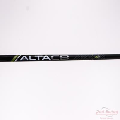 Used W/ Ping RH Adapter Ping ALTA CB 65 Black 65g Fairway Shaft Stiff 42.25in