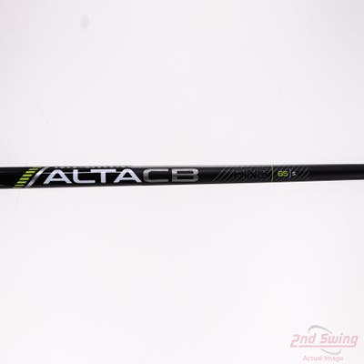 Used W/ Ping RH Adapter Ping ALTA CB 65 Black 65g Fairway Shaft Stiff 40.75in