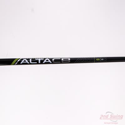 Used W/ Ping RH Adapter Ping ALTA CB 65 Black 65g Fairway Shaft Senior 42.25in