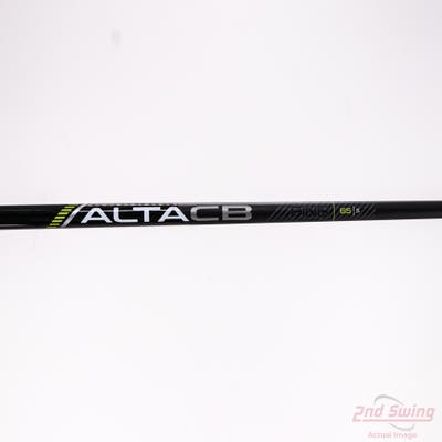 Used W/ Ping RH Adapter Ping ALTA CB 65 Black 65g Fairway Shaft Stiff 41.0in