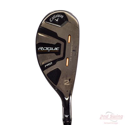 Callaway Rogue ST Pro Hybrid 2 Hybrid 18° Mitsubishi Tensei AV White 85 Graphite X-Stiff Right Handed 40.5in