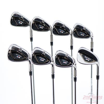 TaylorMade M4 Iron Set 4-PW AW FST KBS MAX 85 Steel Regular Right Handed +1/4"