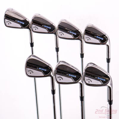 Callaway Paradym Ai Smoke Iron Set 4-PW True Temper Elevate MPH 95 Steel Stiff Right Handed STD