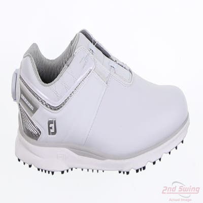 New Mens Golf Shoe Footjoy Pro SL Carbon BOA Extra Wide 8.5 White MSRP $230 53085