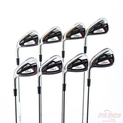 Titleist 714 AP1 Iron Set 4-PW GW True Temper XP 95 Black S300 Steel Stiff Left Handed +1/4"