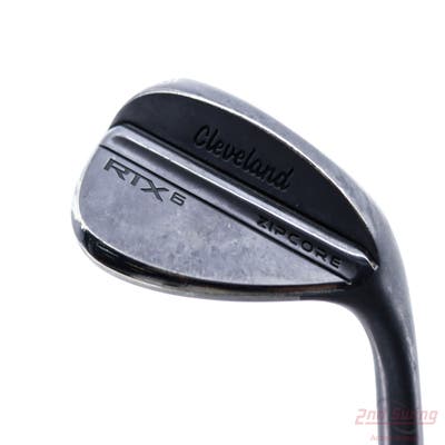 Cleveland RTX 6 ZipCore Black Satin Wedge Sand SW 56° 10 Deg Bounce Dynamic Gold Spinner TI Steel Wedge Flex Right Handed 35.75in