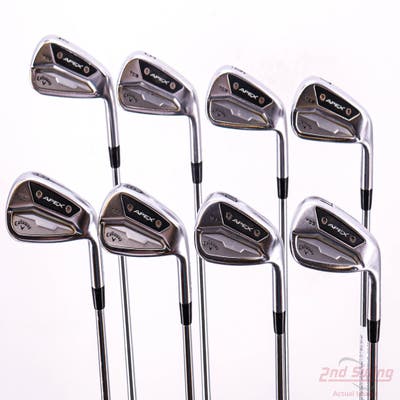 Callaway 2024 Apex TCB Iron Set 4-PW AW Dynamic Gold Tour Issue X100 Steel X-Stiff Right Handed +1/2"