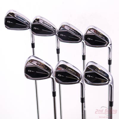 TaylorMade Qi Iron Set 5-PW AW FST KBS MAX 85 MT Steel Regular Right Handed STD