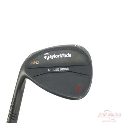 TaylorMade Milled Grind Black Wedge Sand SW 54° 12 Deg Bounce HB True Temper Dynamic Gold Steel Wedge Flex Left Handed 35.5in