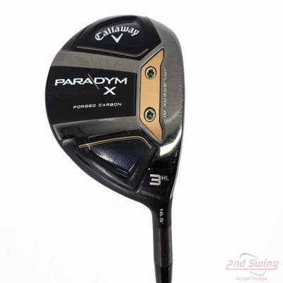 Callaway Paradym X Fairway Wood 3 Wood HL 16.5° Aldila Ascent Blue 40 Graphite Senior Right Handed 43.0in