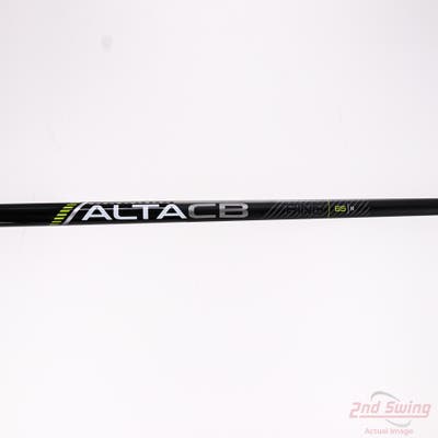 Used W/ Ping LH Adapter Ping ALTA CB 65 Black 65g Fairway Shaft Regular 41.75in