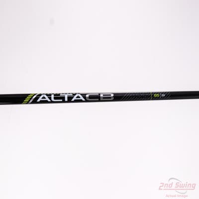 Used W/ Ping LH Adapter Ping ALTA CB 65 Black 65g Fairway Shaft Senior 42.25in