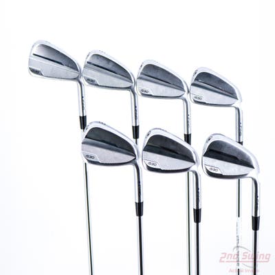 Ping i530 Iron Set 4-PW Dynamic Gold Mid 100 Steel Regular Right Handed Blue Dot +1/4"