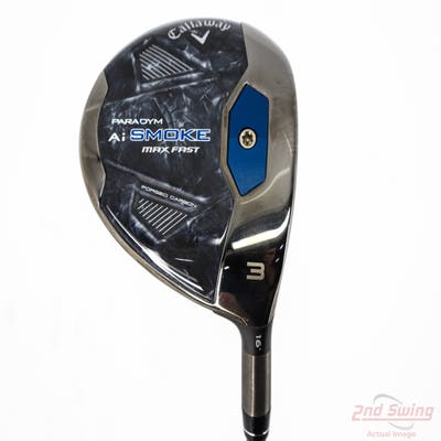 Callaway Paradym Ai Smoke Max Fast Fairway Wood 3 Wood 3W 16° MCA Tensei Blue/Silver 40 Graphite Senior Right Handed 43.0in