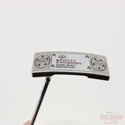 Titleist Scotty Cameron Super Select Newport 2.5 Plus Putter Slight Arc Steel Left Handed 35.0in