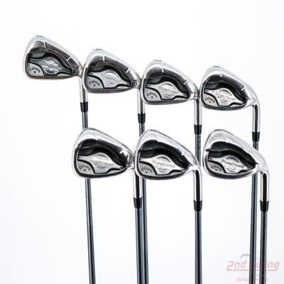 Callaway Steelhead XR Iron Set 5-PW AW Matrix Ozik Program F15 Graphite Stiff Right Handed +1"