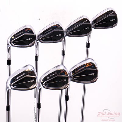 TaylorMade Qi HL Iron Set 5-PW GW Fujikura Speeder NX TCS 50 Graphite Regular Left Handed +1/4"