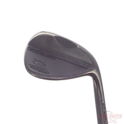 Cobra KING Black Wedge Sand SW 56° 7 Deg Bounce Stock Steel Shaft Steel Wedge Flex Right Handed 34.75in