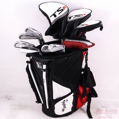 Complete Set of Men's Titleist Mizuno Odyssey Golf Clubs + NEW TaylorMade Flextech Stand Bag - Right Handed