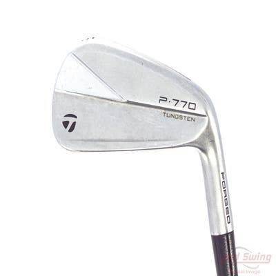 TaylorMade 2023 P770 Single Iron 6 Iron Mitsubishi C6 Series Black Graphite Stiff Right Handed 37.5in