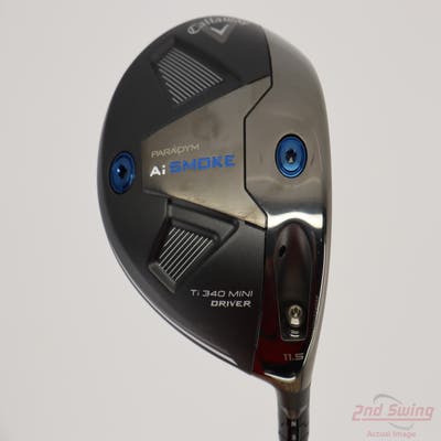 Callaway Paradym Ai Smoke Ti 340 Mini Driver 11.5° Project X Denali Blue 60 Graphite Stiff Right Handed 43.5in